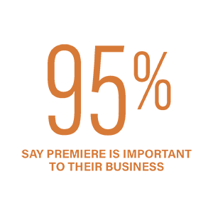 95% Say Premiere is Important to their Business