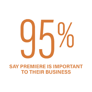 95% Say Premiere is Important to their Business